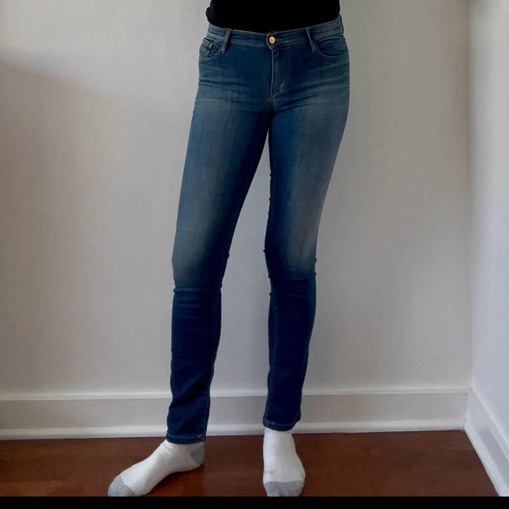 Calvin Klein Jeans Women's Straight Leg Blue